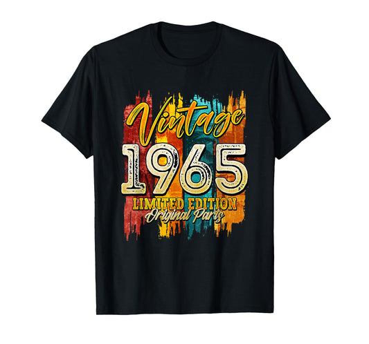 60th Birthday Vintage Legend Retro 1965 Classic 60 Year Old T-Shirt