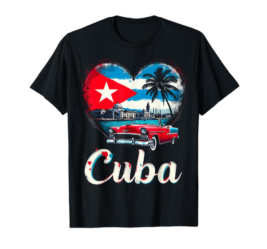 Cuba Heart Love T-Shirt