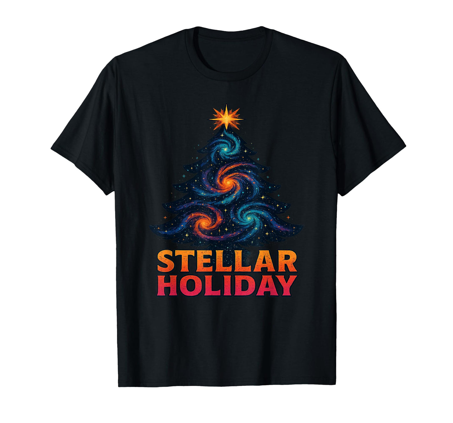 Stellar Holiday Christmas Tree Holiday Season T-Shirt
