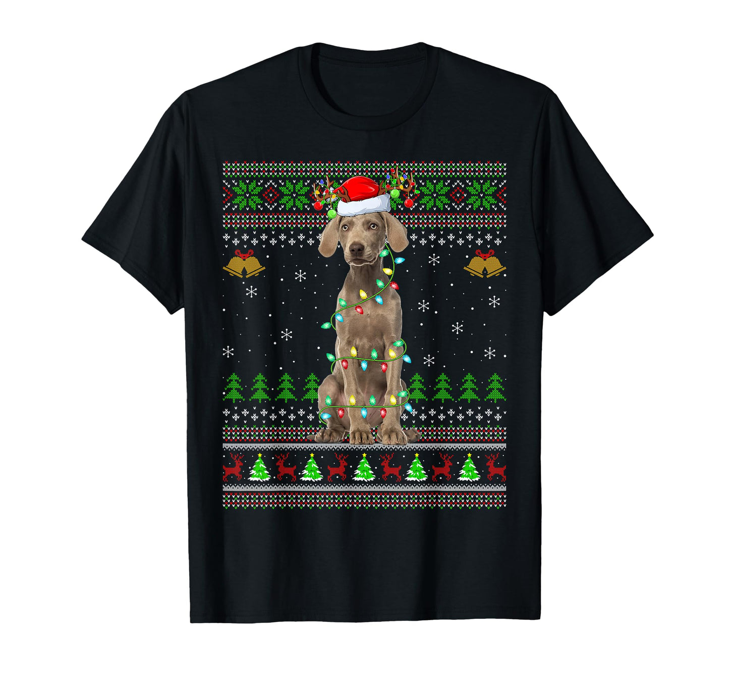 Australian Cattle Dog Ugly Christmas Sweaters Holiday Xmas T-Shirt