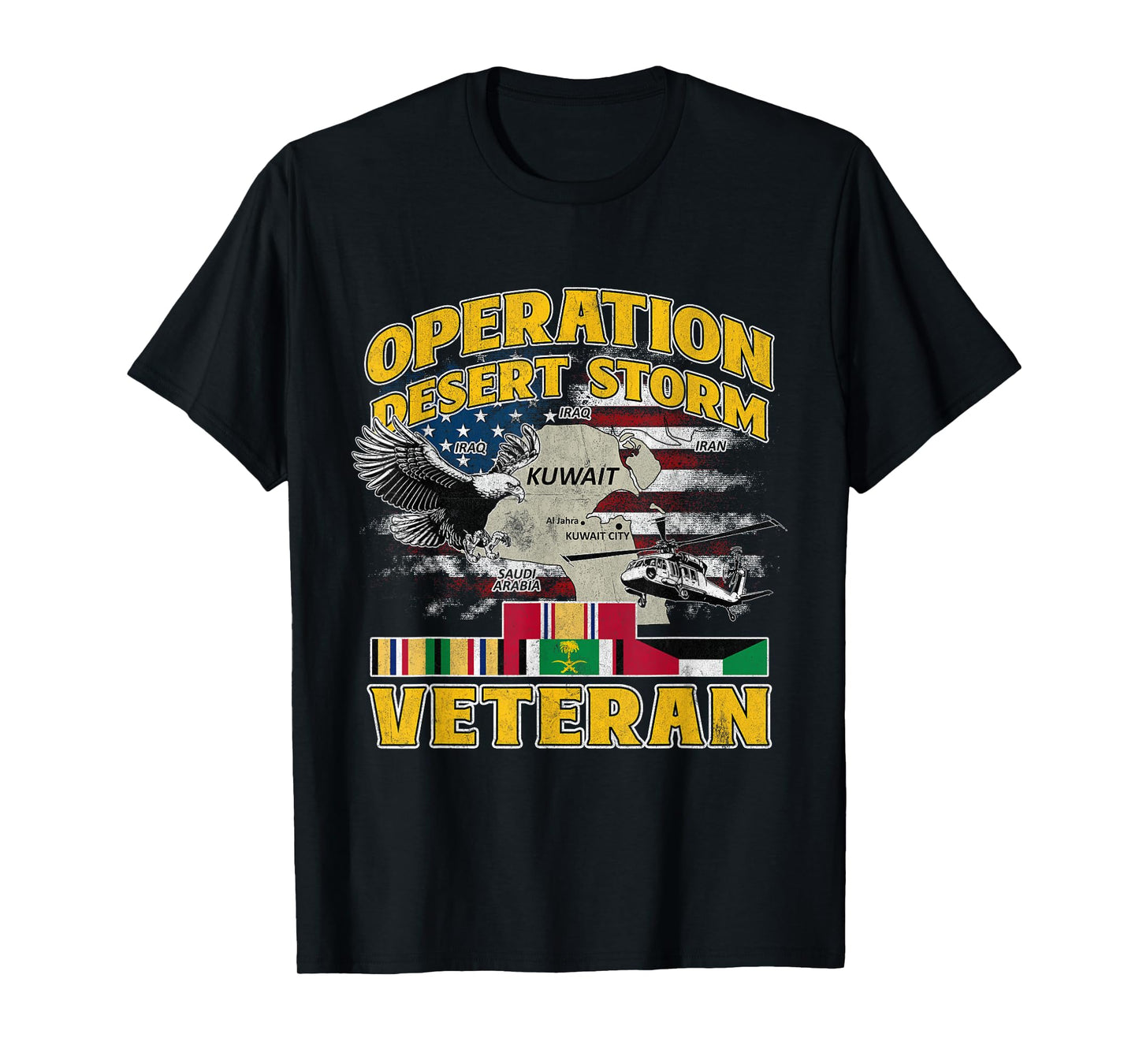 ODS Veteran Operation Desert Storm Ribbon Vintage Iraq T-Shirt