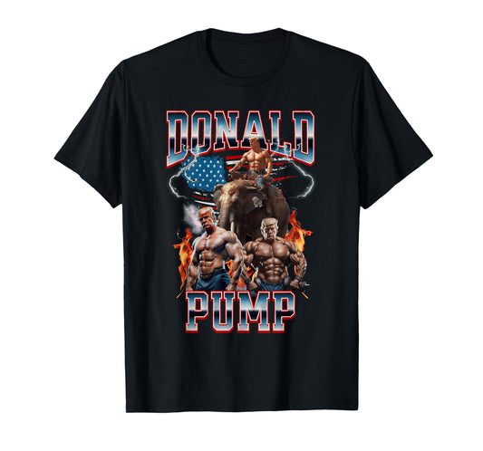 Donald Pump Vintage Gym Trump Meme T-Shirt