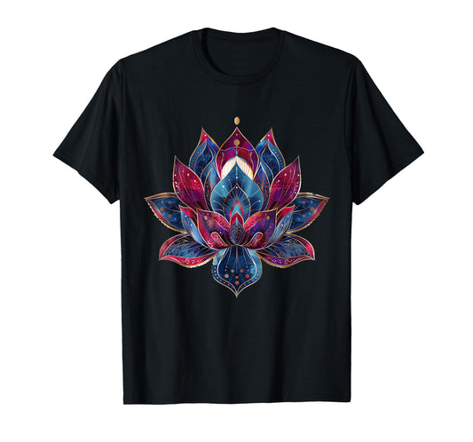 Lotus Flower Vintage Japanese Zen Buddhist Buddhism Yoga T-Shirt