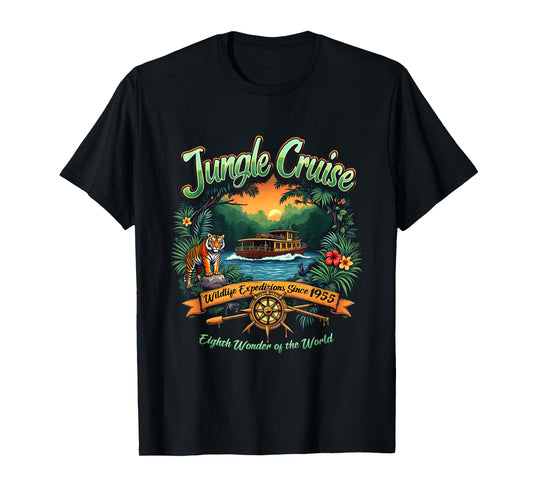 Wildlife VBS 2025 Park Cruise Trip Vintage Jungle T-Shirt
