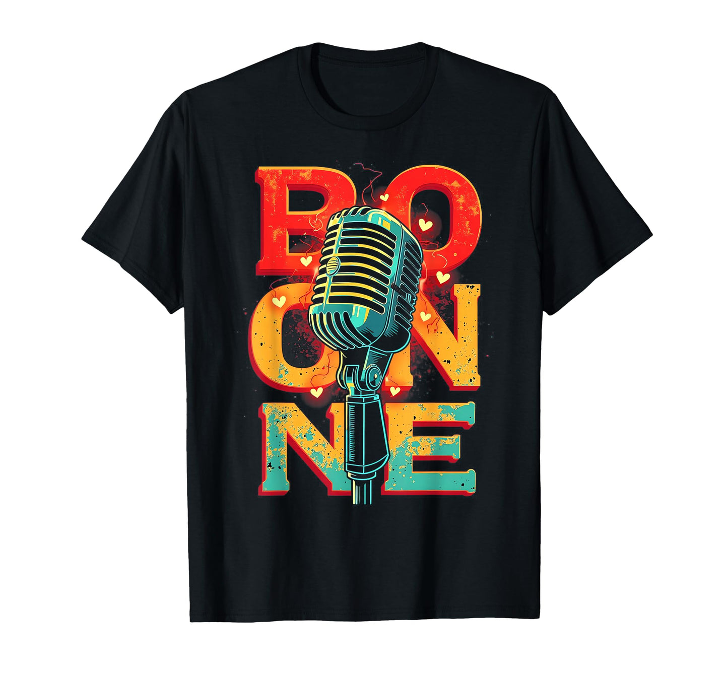 Boone Family Name I Love Boone Personalized Vintage T-Shirt