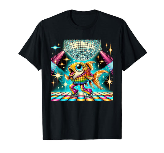 Aesthetic Fish Disco T-Shirt