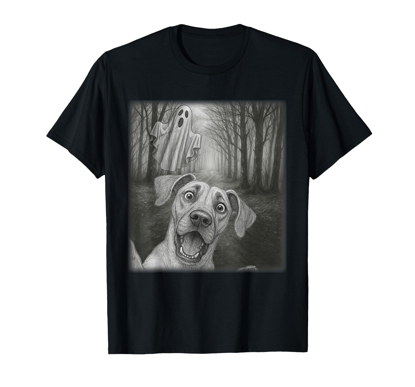 Halloween Great Dance Selfie with Spooky Ghost Great Dance T-Shirt