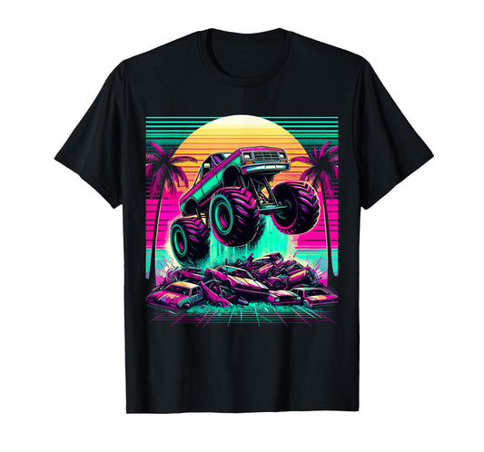 Monster Truck Retro T-Shirt