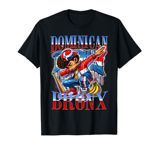 Dominican Bronx Dab Urban Streetwear Pride Design T-Shirt