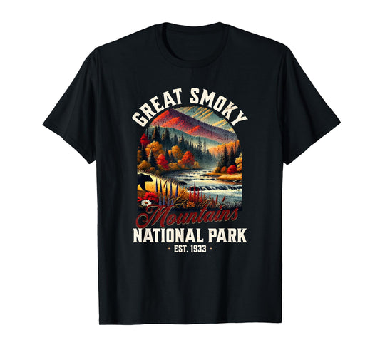 Retro Great Smoky Mountains National Park | Vintage USA T-Shirt