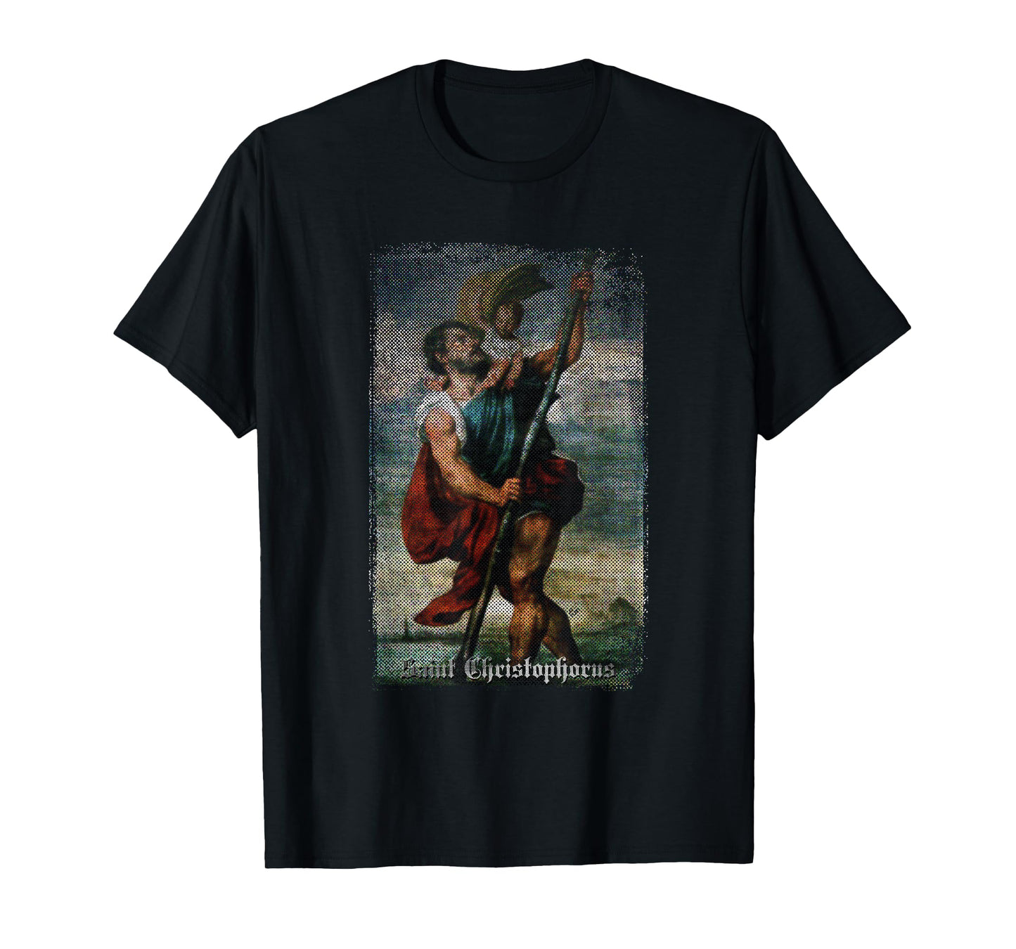 St Christopher - Patron Saint of Drivers T-Shirt