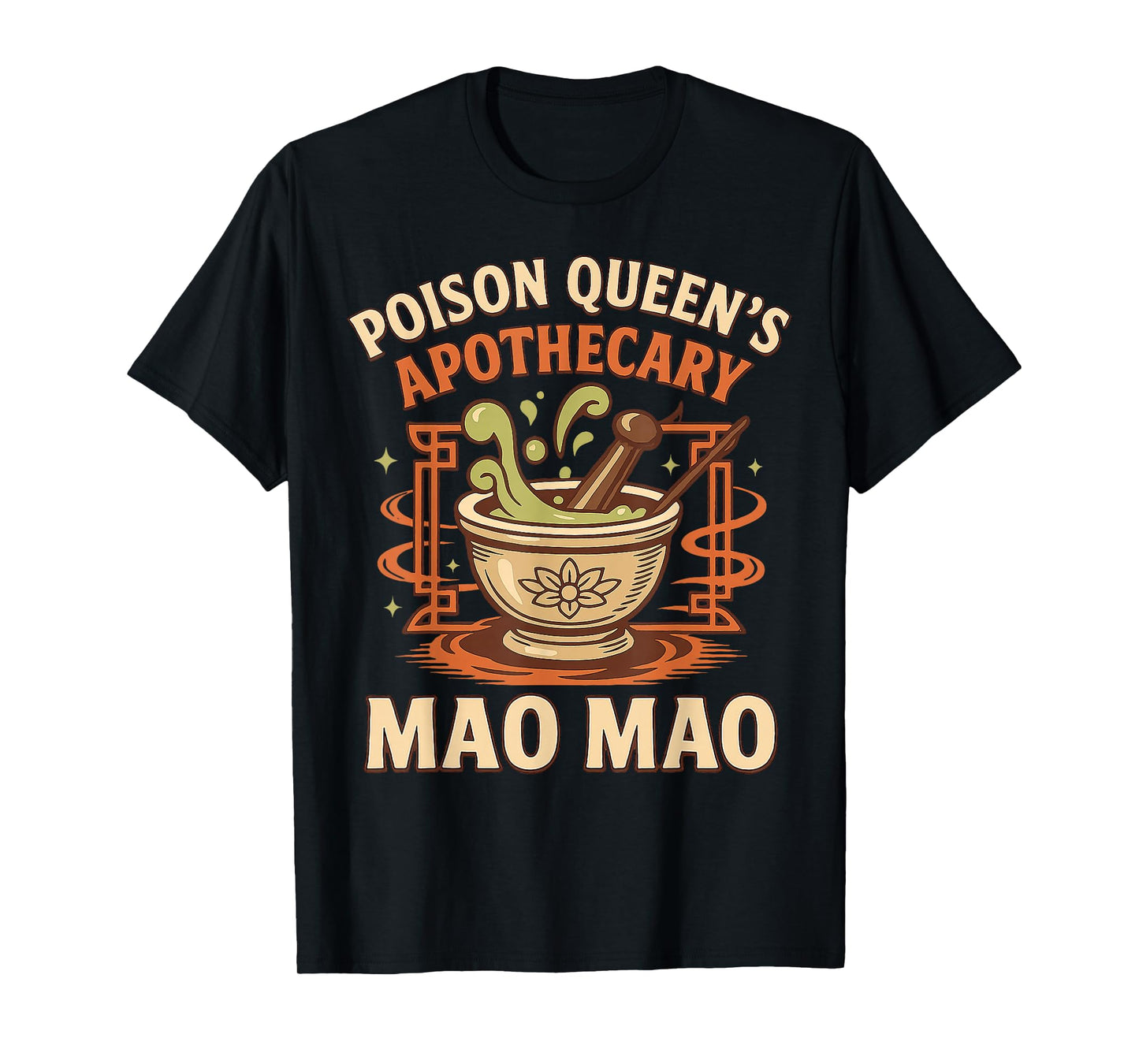 Poison Queen's Apothecary Mao Mao + Witches + Halloween T-Shirt