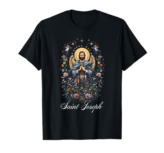 Vintage St Joseph Father Of Jesus Saint Catholic T-Shirt