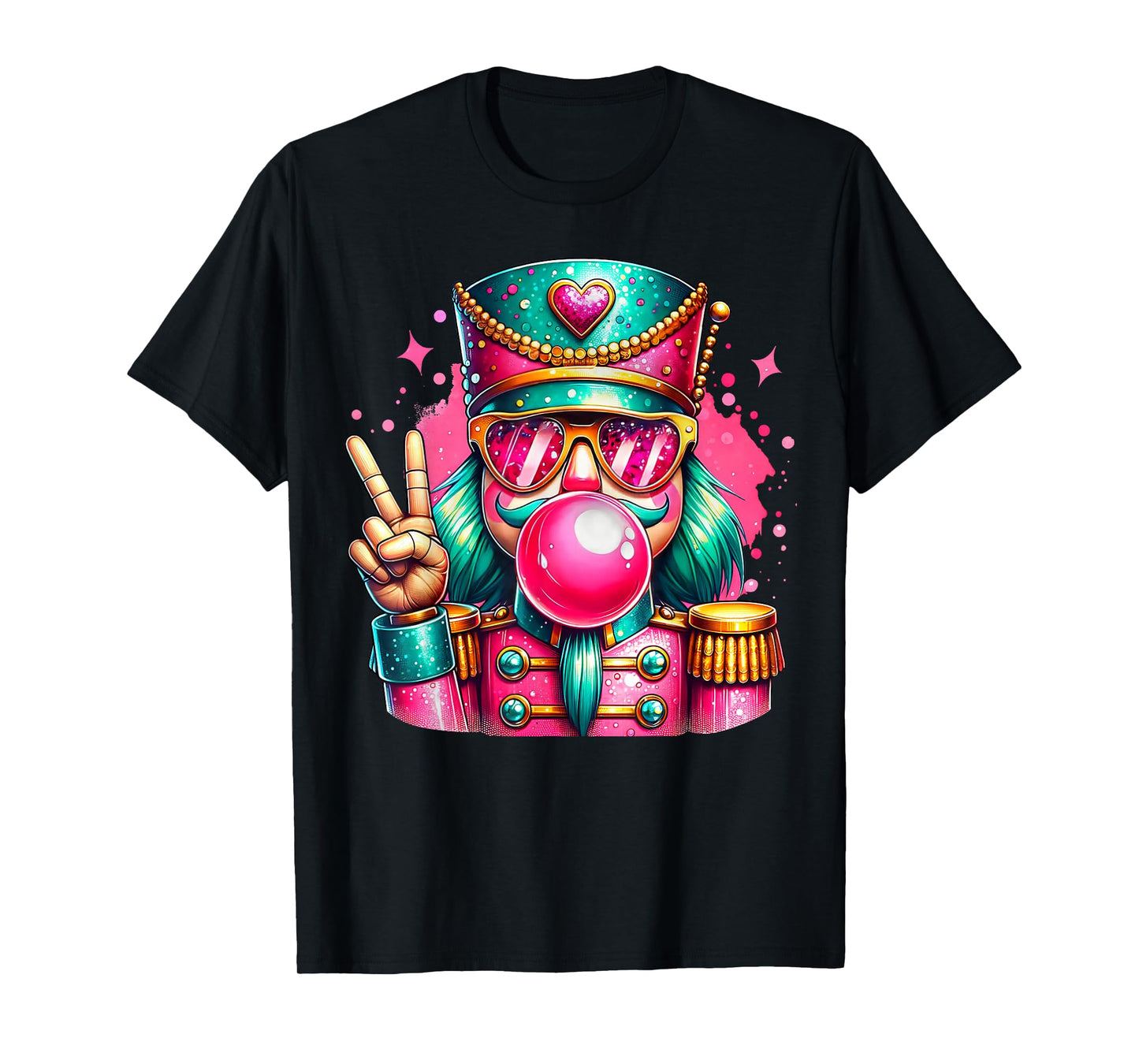 Nutcracker Nuts Merry Christmas Xmas Family Pajamas Holiday T-Shirt
