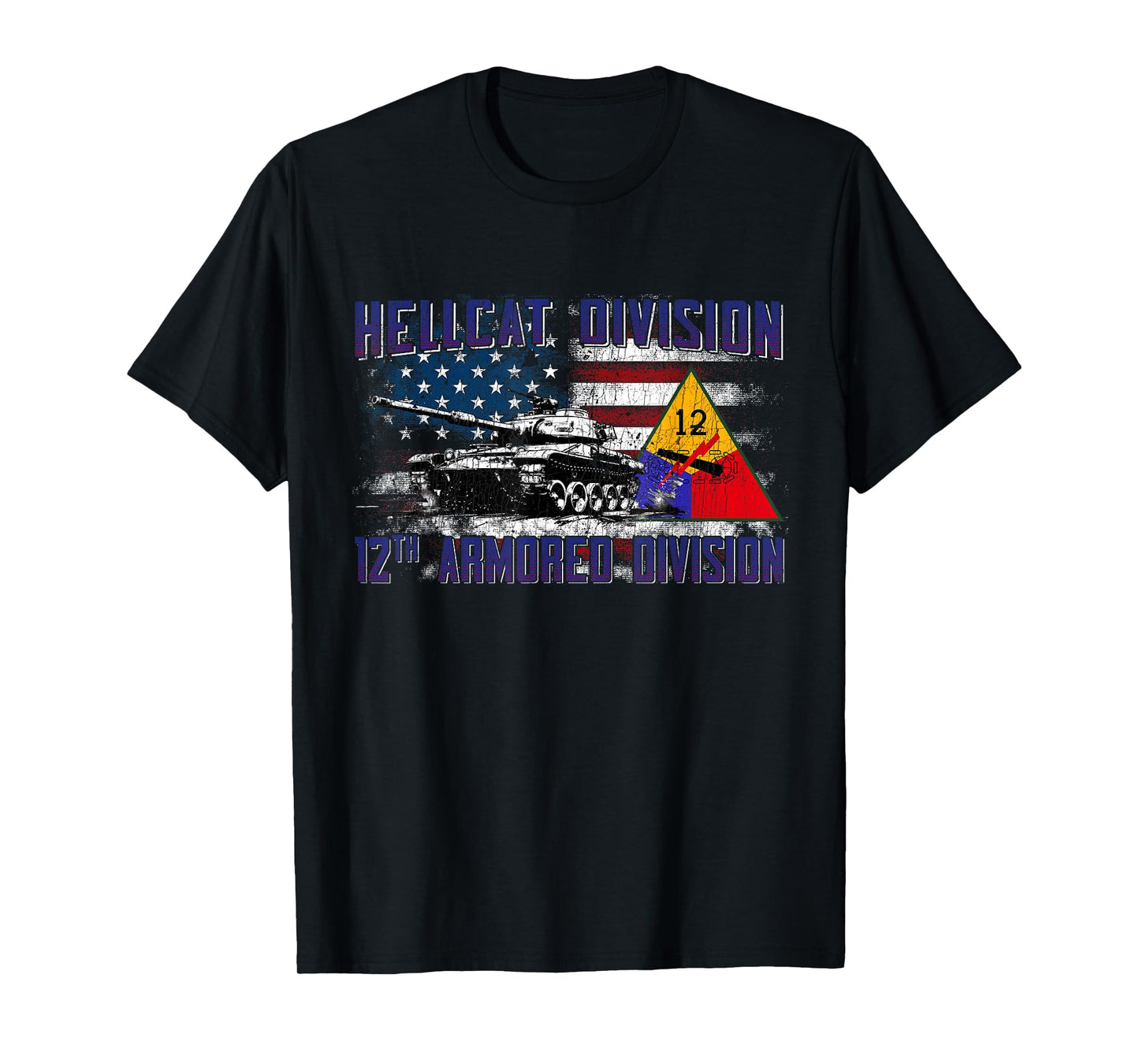 Veteran 12th Armored Division Vintage Gifts T-Shirt for Men Women Girls Kids