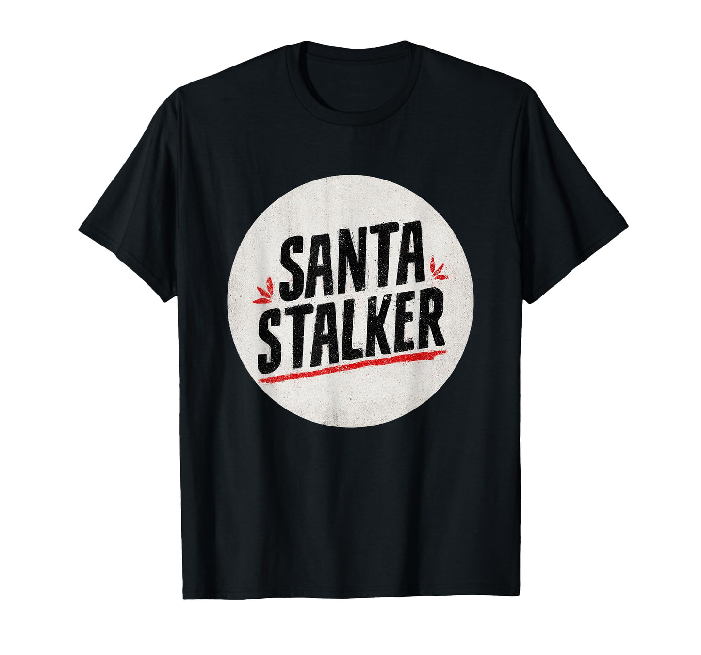 Funny Santa Stalker Costume for Festive Boys and Girls T-Shirt