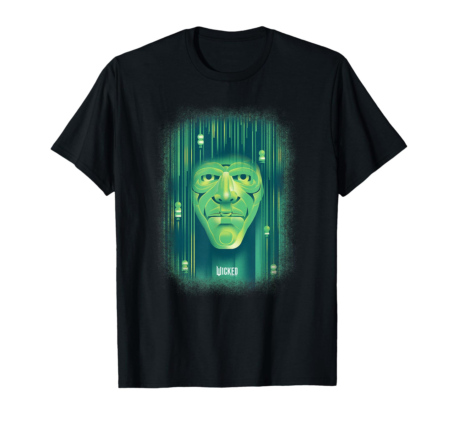Wicked Wizard Face Emerald City T-Shirt