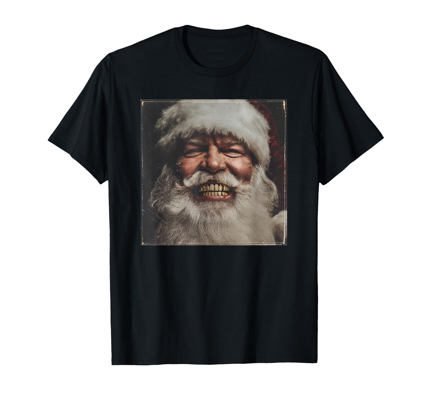 Gold Grillz Santa Claus T-Shirt