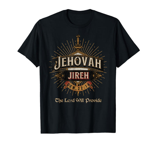 Vintage JEHOVAH JIREH THE LORD WILL PROVIDE GENESIS 22_14 T-Shirt