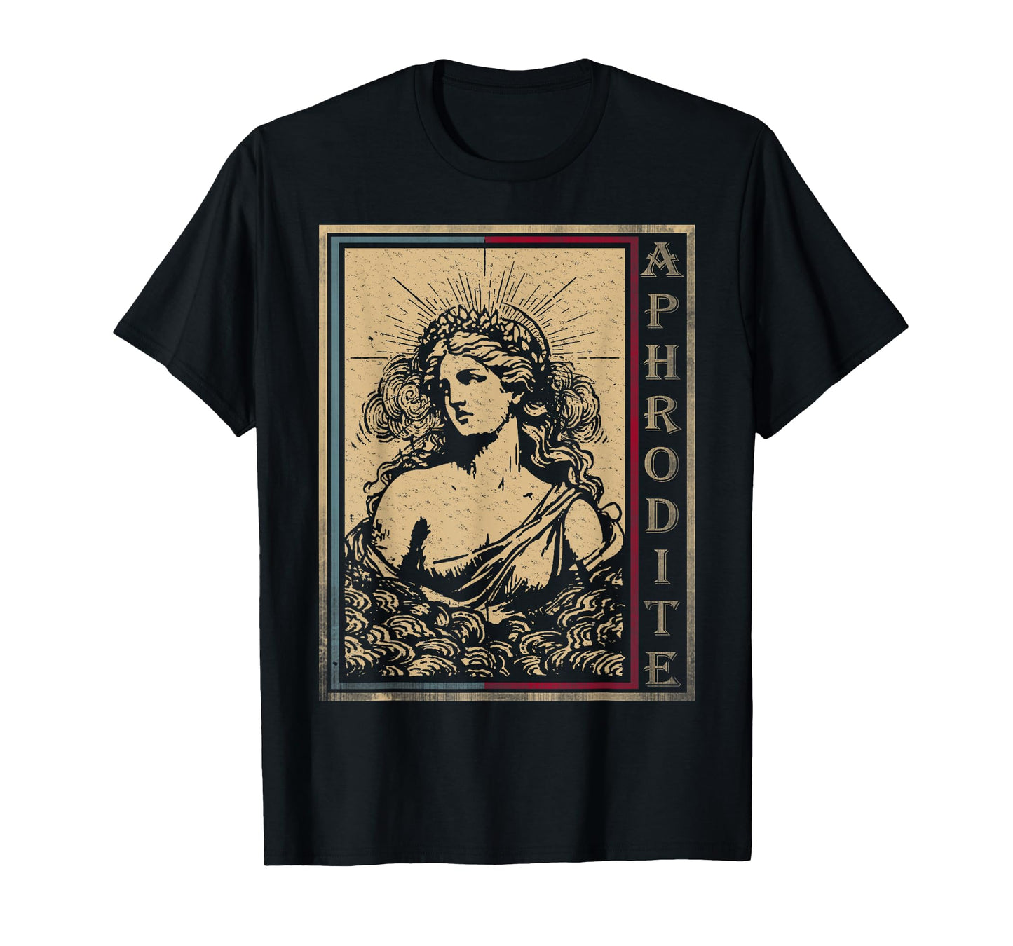 Vintage Aphrodite Greek Goddess Ancient Mythology T-Shirt