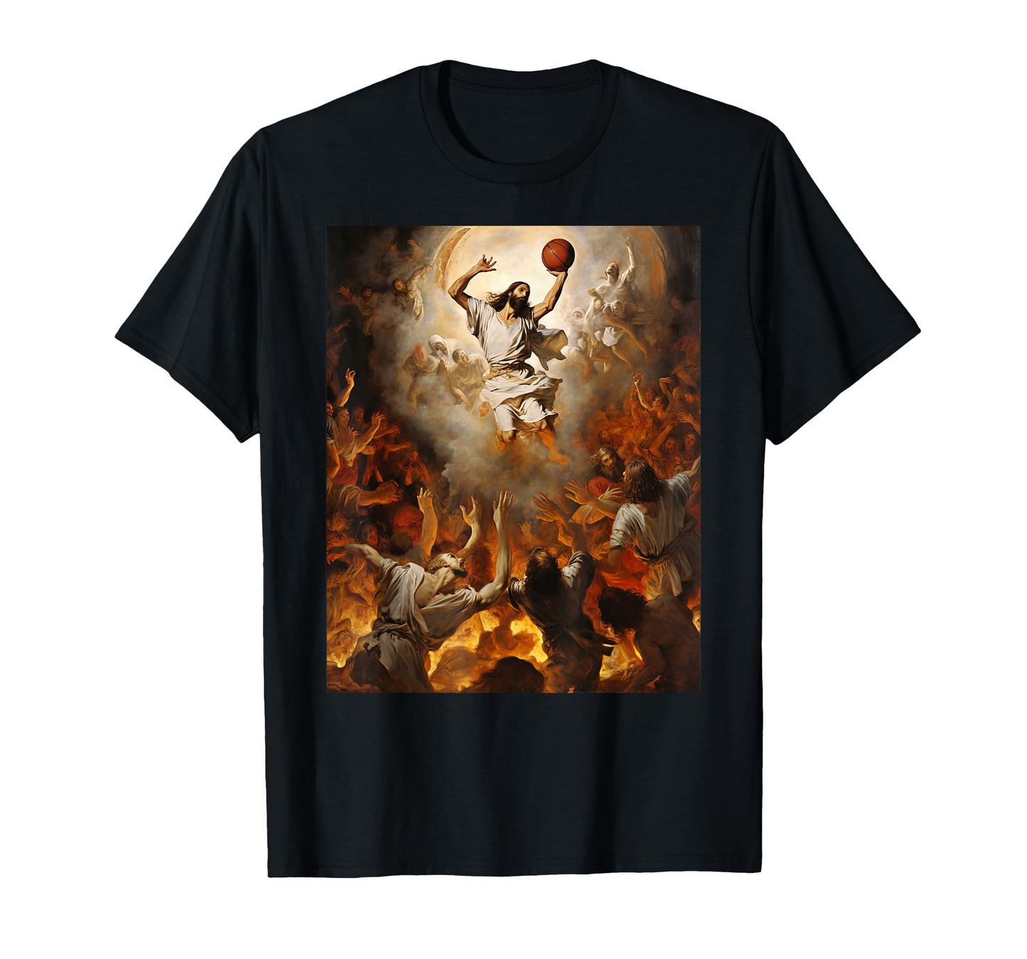 Jesus Playing Basketball T-Shirt