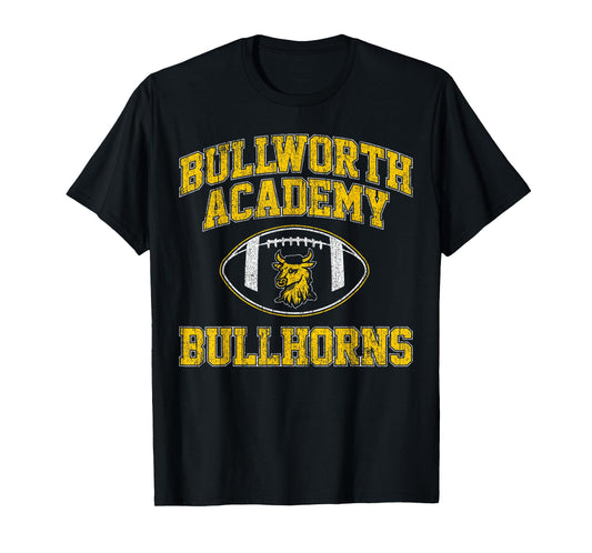 Vintage Bullworth Academy Bullhorns Football T-Shirt