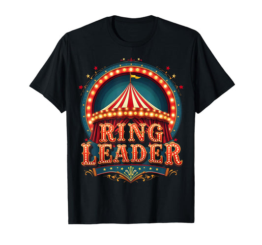 Ring Leader Bold Vintage Circus Tent T-Shirt