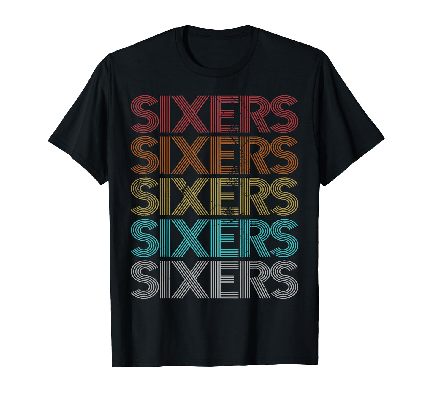 Retro Vintage Sixers T-Shirt