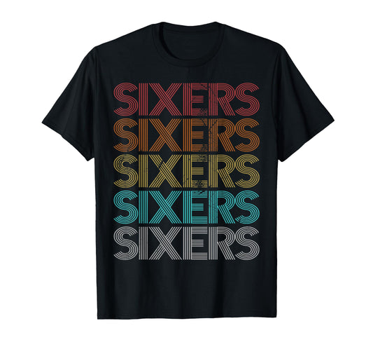 Retro Vintage Sixers T-Shirt
