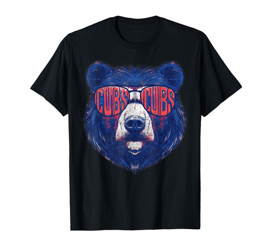 Cubs Wearing Sunglasses Retro Vintage T-Shirt
