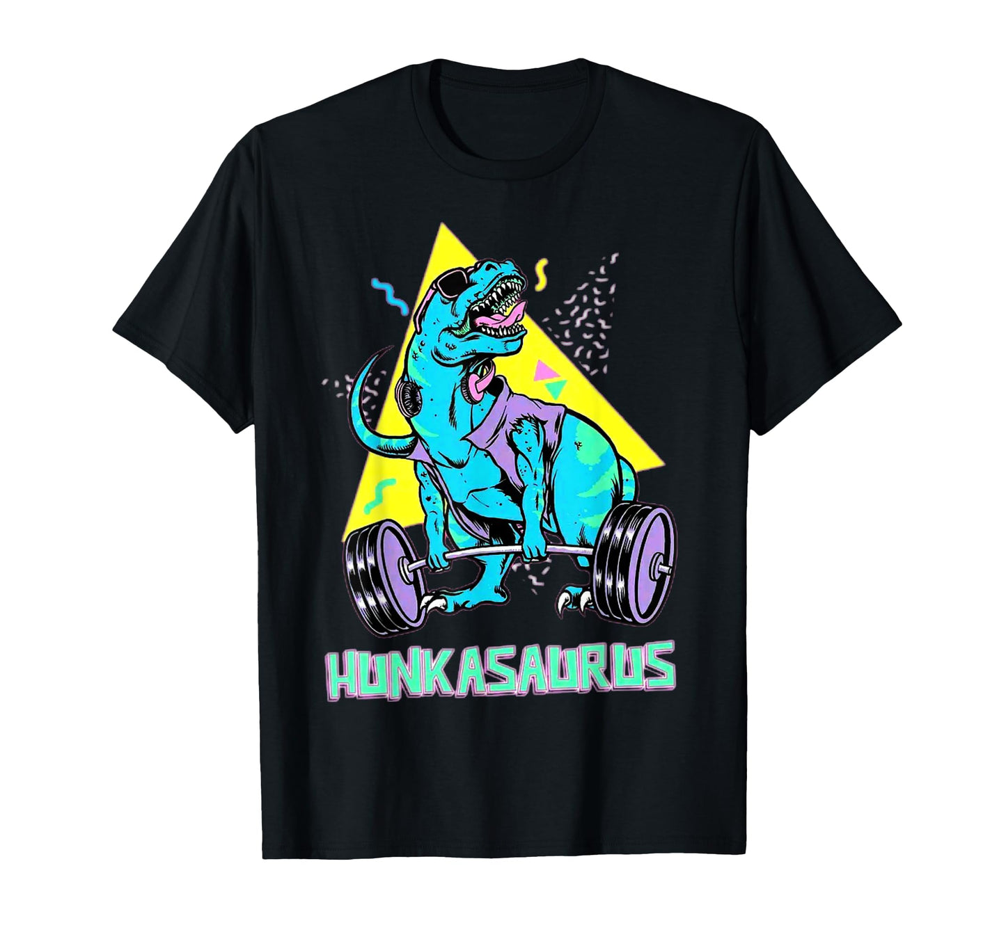 Hunkasaurus Weightlifting Bodybuilding Gym Workout Muscle T-Shirt