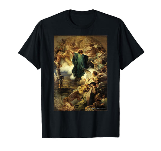 Jesus Christ Ascension Gustave Dore Heaven Angels T-Shirt