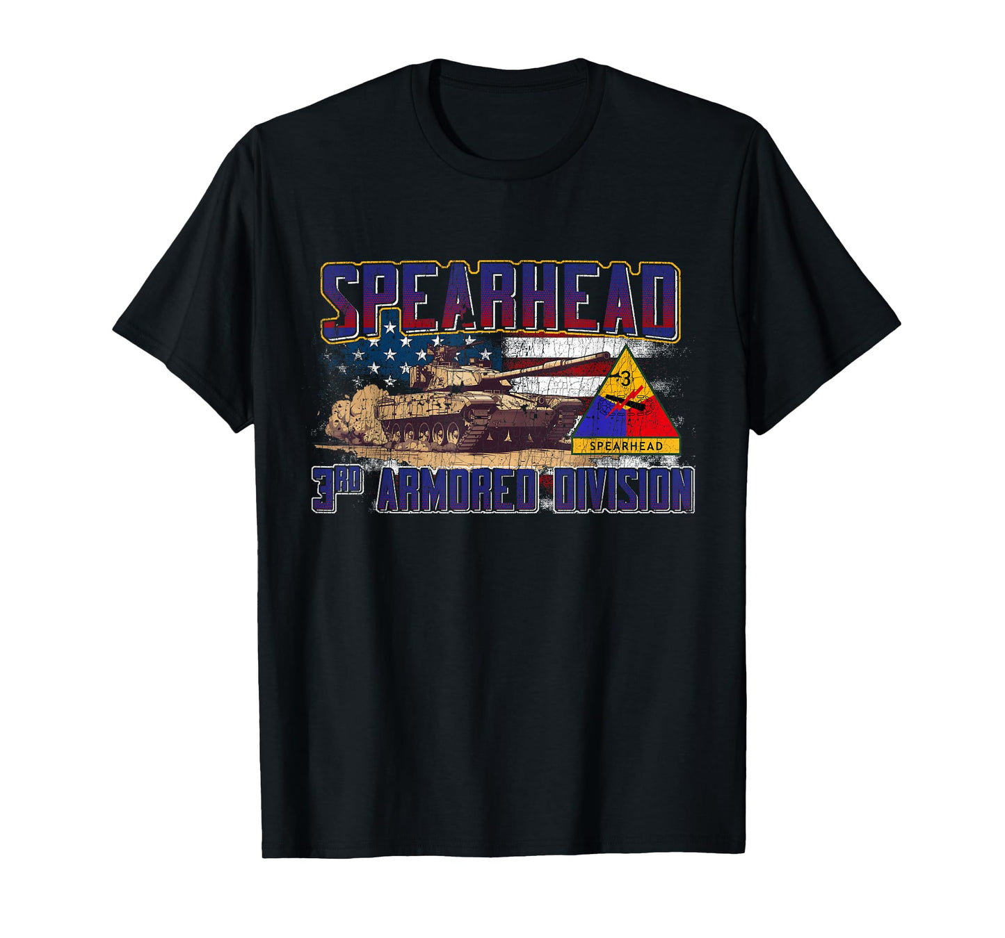 3rd Armored Division Veteran 3rd Ad Spearhead Vintage Gifts T-Shirt