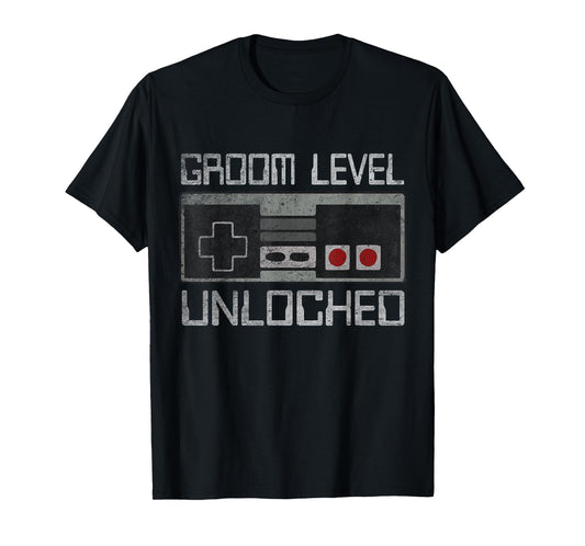 Groom Bachelor Party For Gamer Husband Wedding Groomsmen T-Shirt