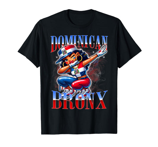 Dominican Bronx Dab Urban Streetwear Pride Design T-Shirt