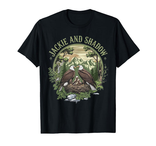 Vintage Jackie And Shadow Bald Eagle Family Nature Lovers T-Shirt
