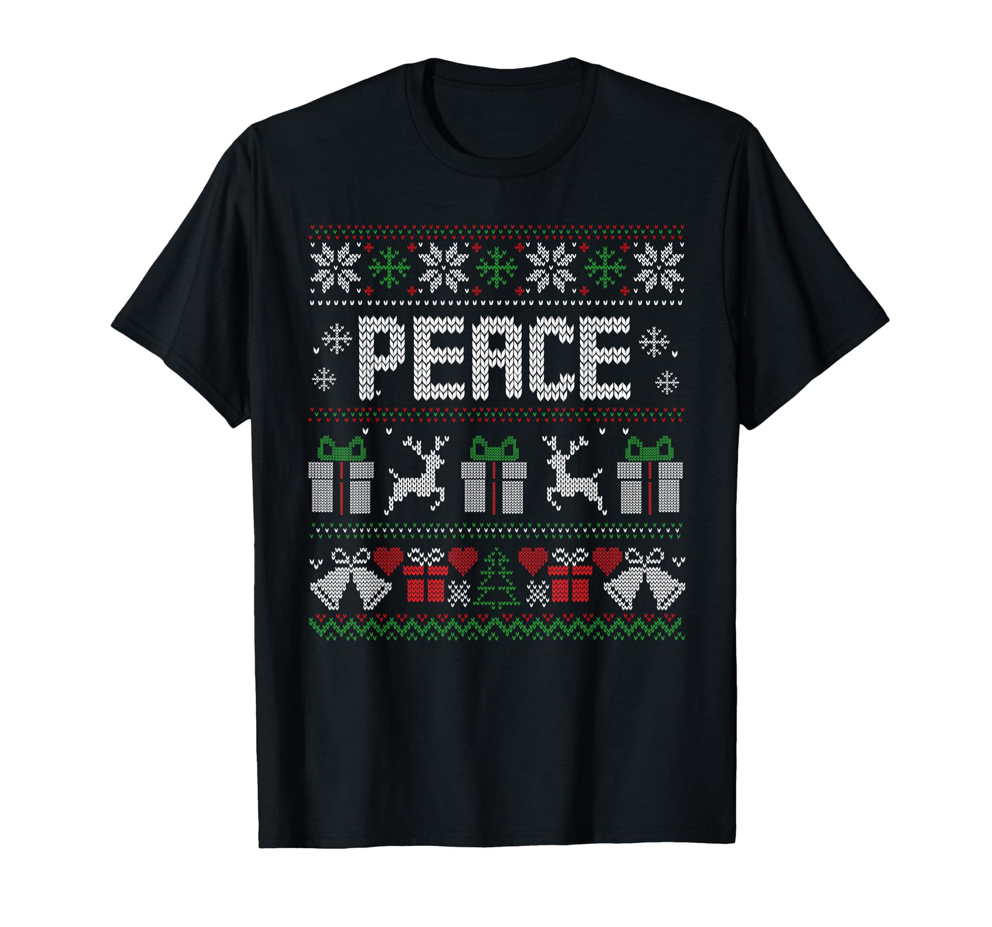Peace I Come in Peace Christmas Xmas Holiday Couples Ugly T-Shirt