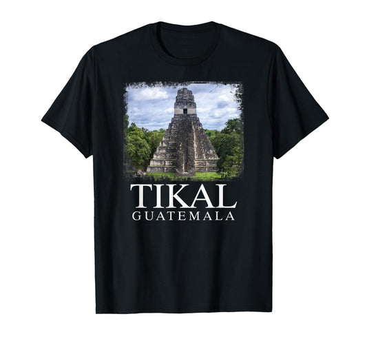 Guatemala Tikal Chapin Atitlan Maya Retro Guate Quetzal 502 T-Shirt