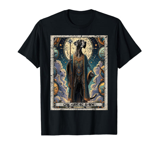 Great Dane Tarot Card Dog T-Shirt
