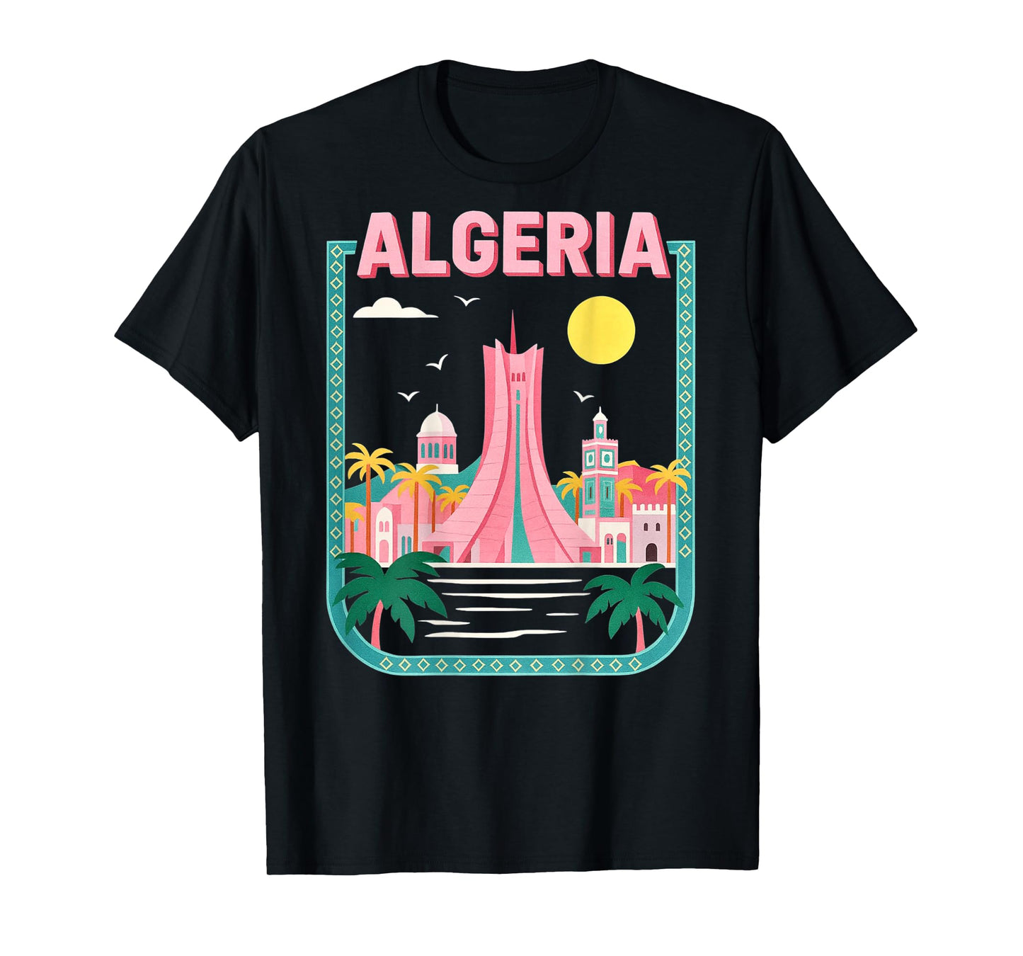 Algeria DZ Algeria (printed on the back) T-Shirt
