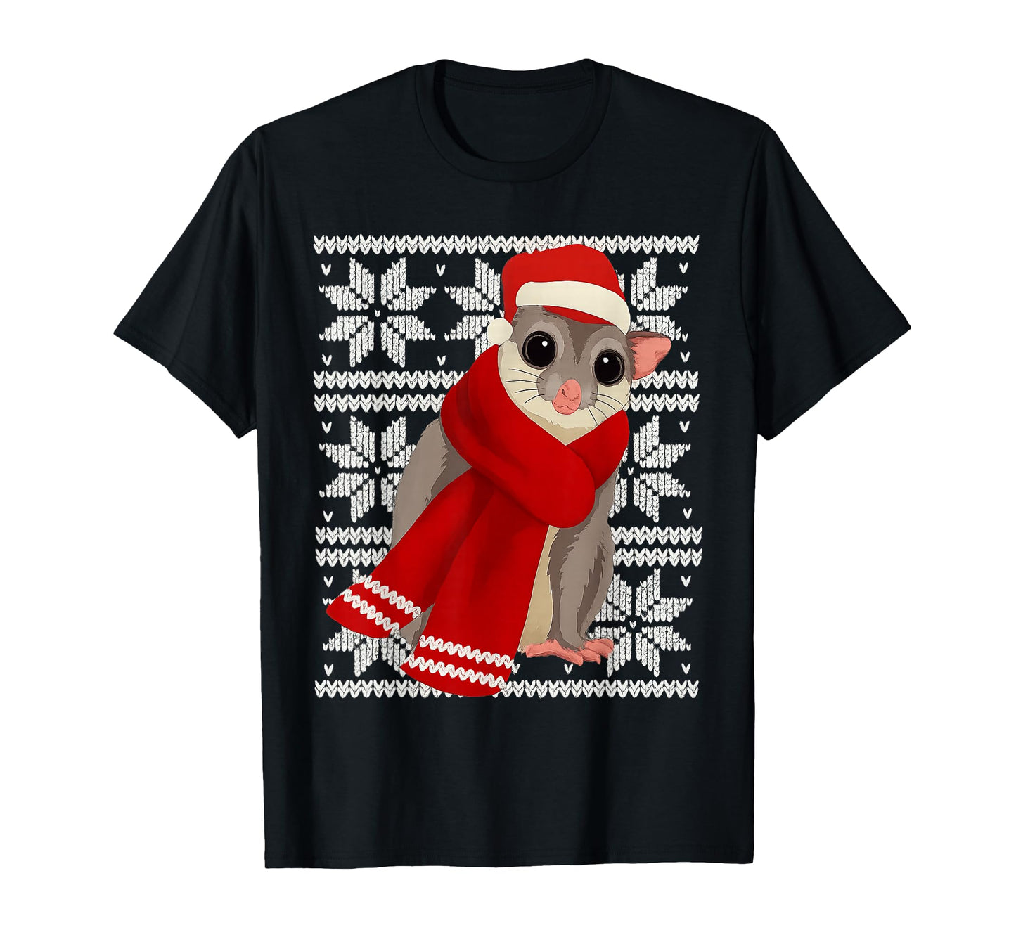 Sugar Glider Ugly Christmas Holiday Pet Lover T-Shirt