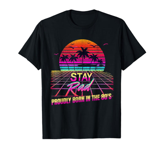 Funny 40th Birthday Men Women 80's Born 1985 Vintage 80s T-Shirt