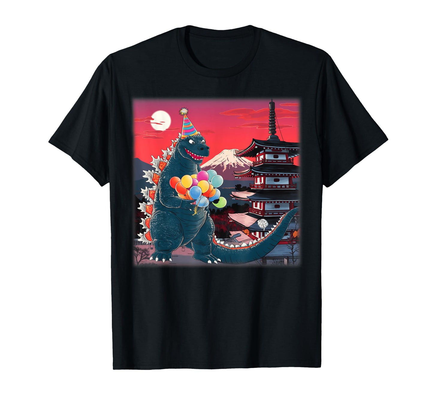 Kaiju Birthday Party Japan Monster Movie Bday Decorations T-Shirt