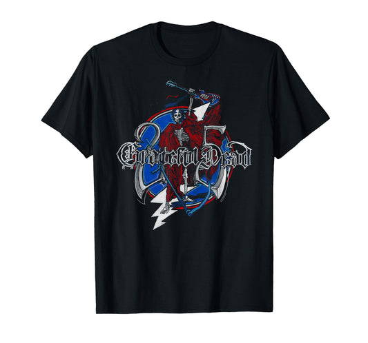 Grateful Dead 25th Anniversary Skeleton Vintage Band T-Shirt