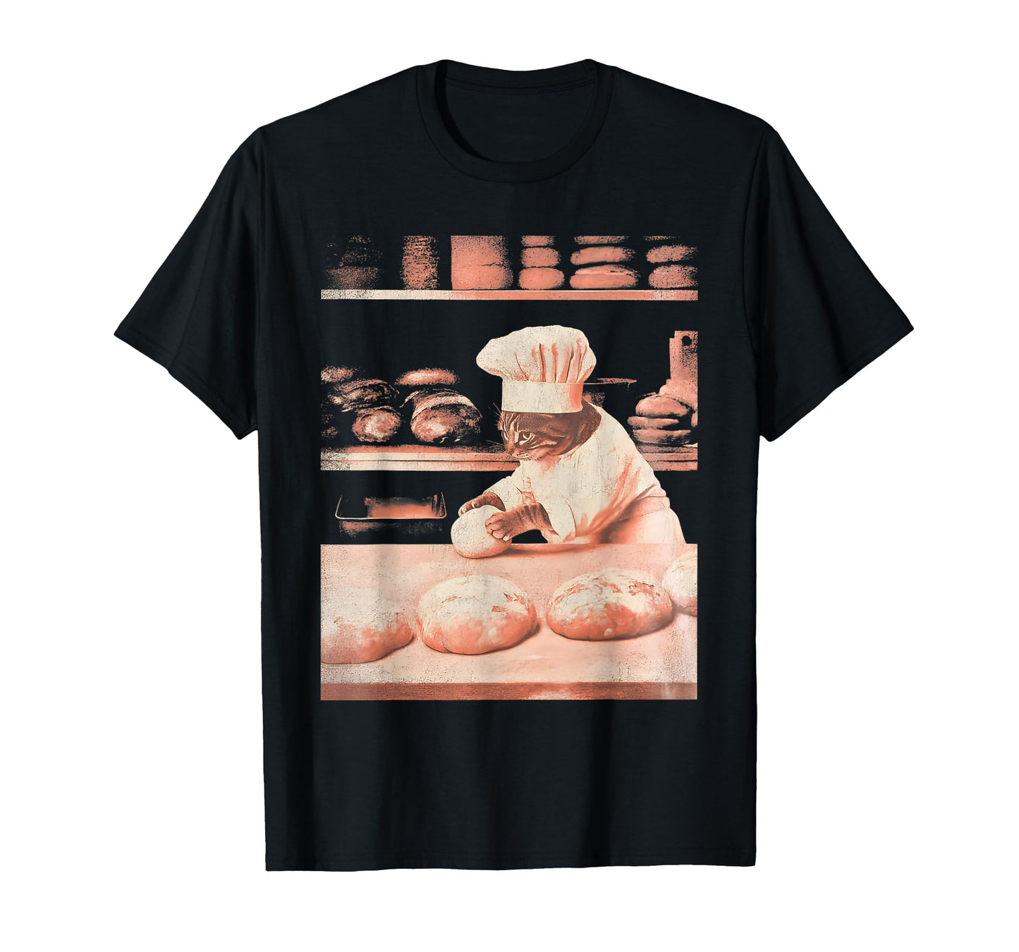 Biscuit Making Cat Bakery, Cat Lover Gift - Gift For Cat Mom T-Shirt