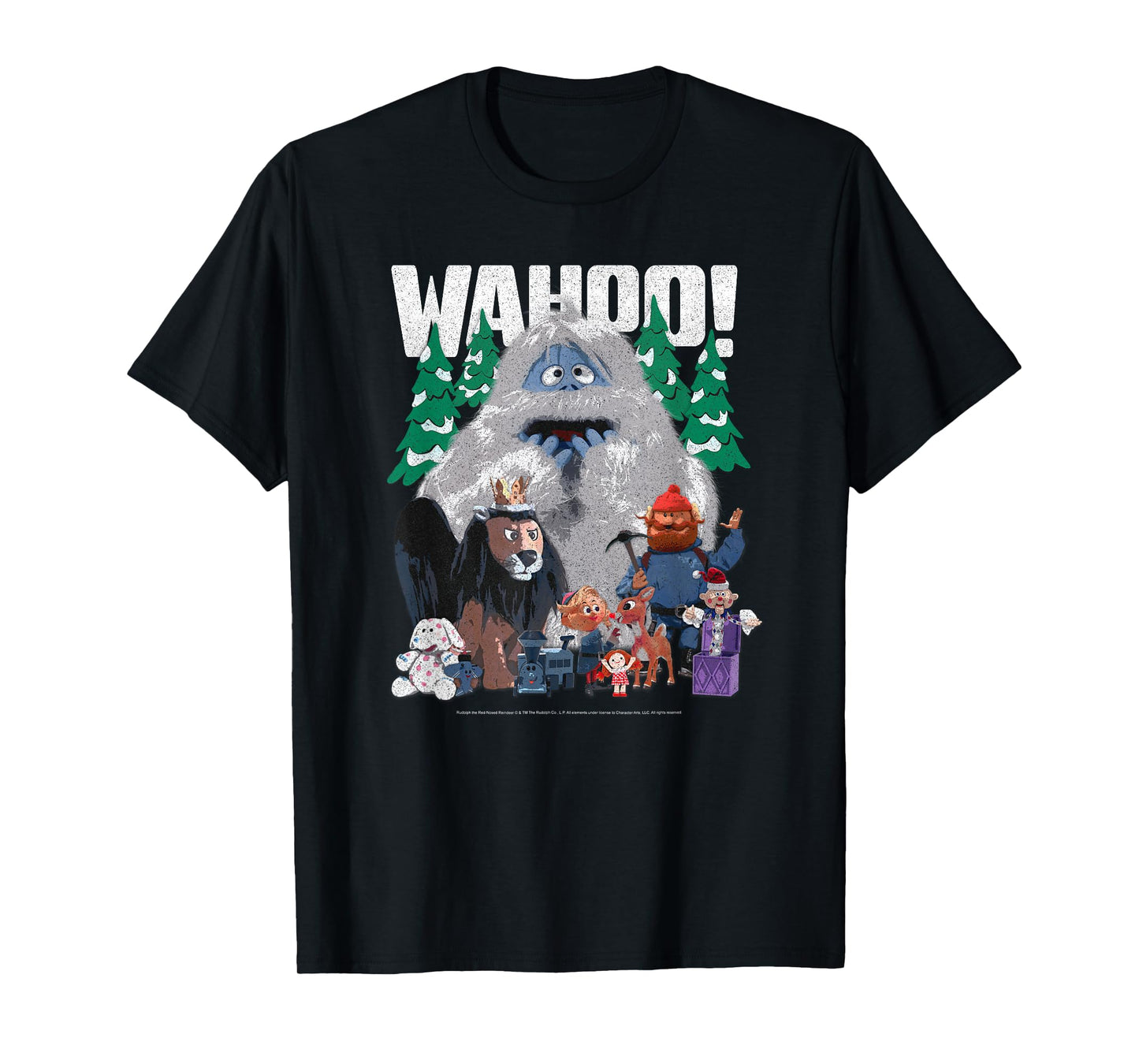 Rudolph Wahoo! Vintage Misfit Toys Characters Christmas T-Shirt