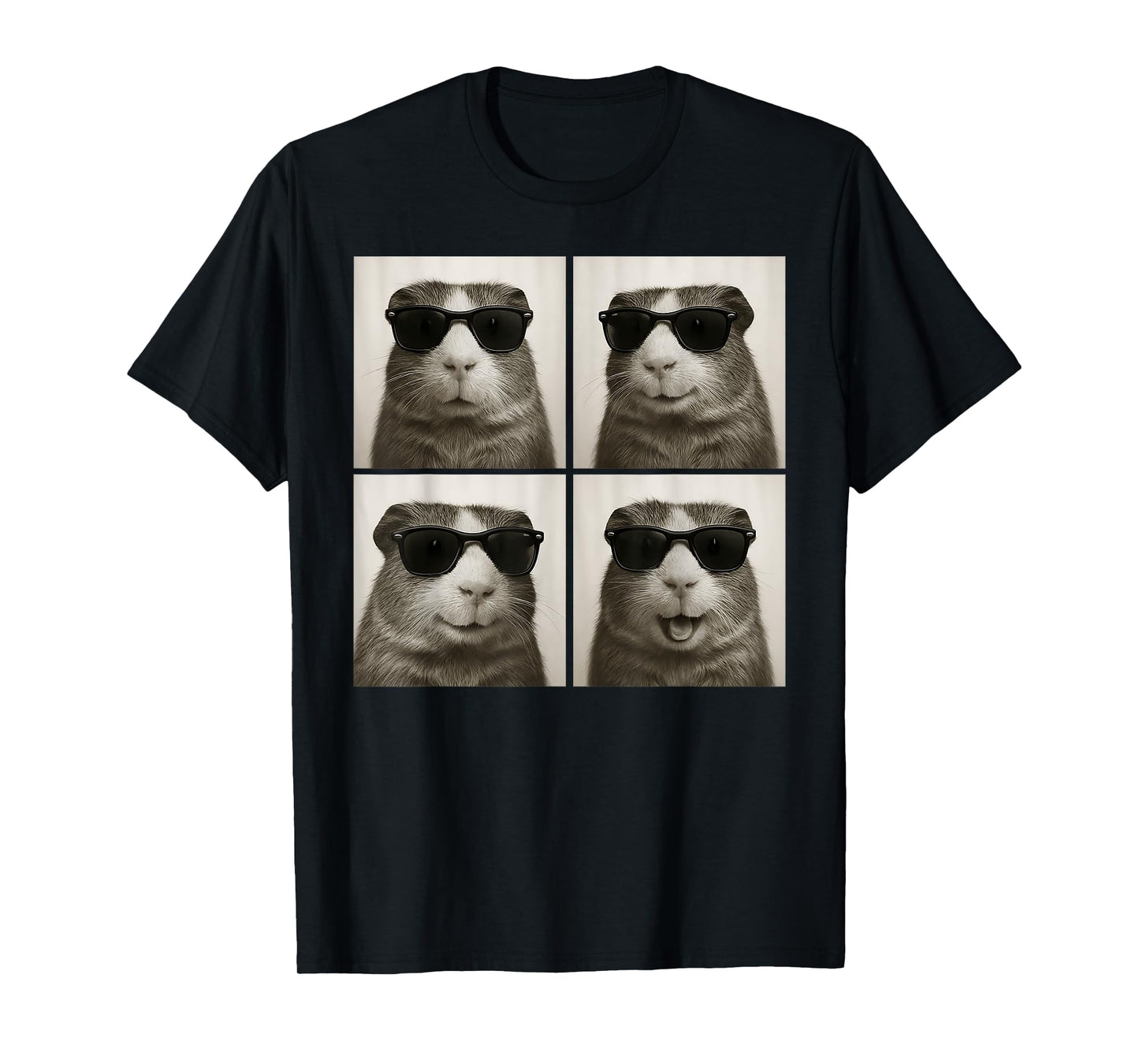Funny Guinea Pig Lover Cute Guinea Pig Photo Booth T-Shirt
