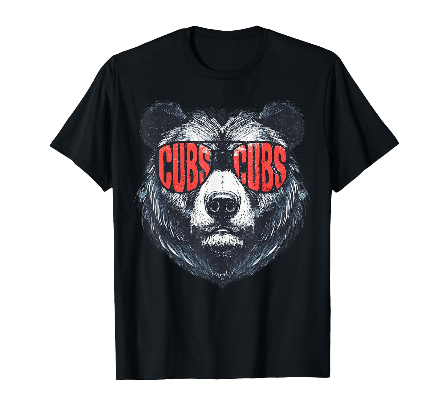 Cubs Wearing Sunglasses Retro Vintage T-Shirt