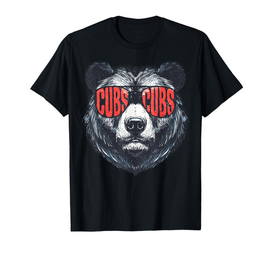 Cubs Wearing Sunglasses Retro Vintage T-Shirt