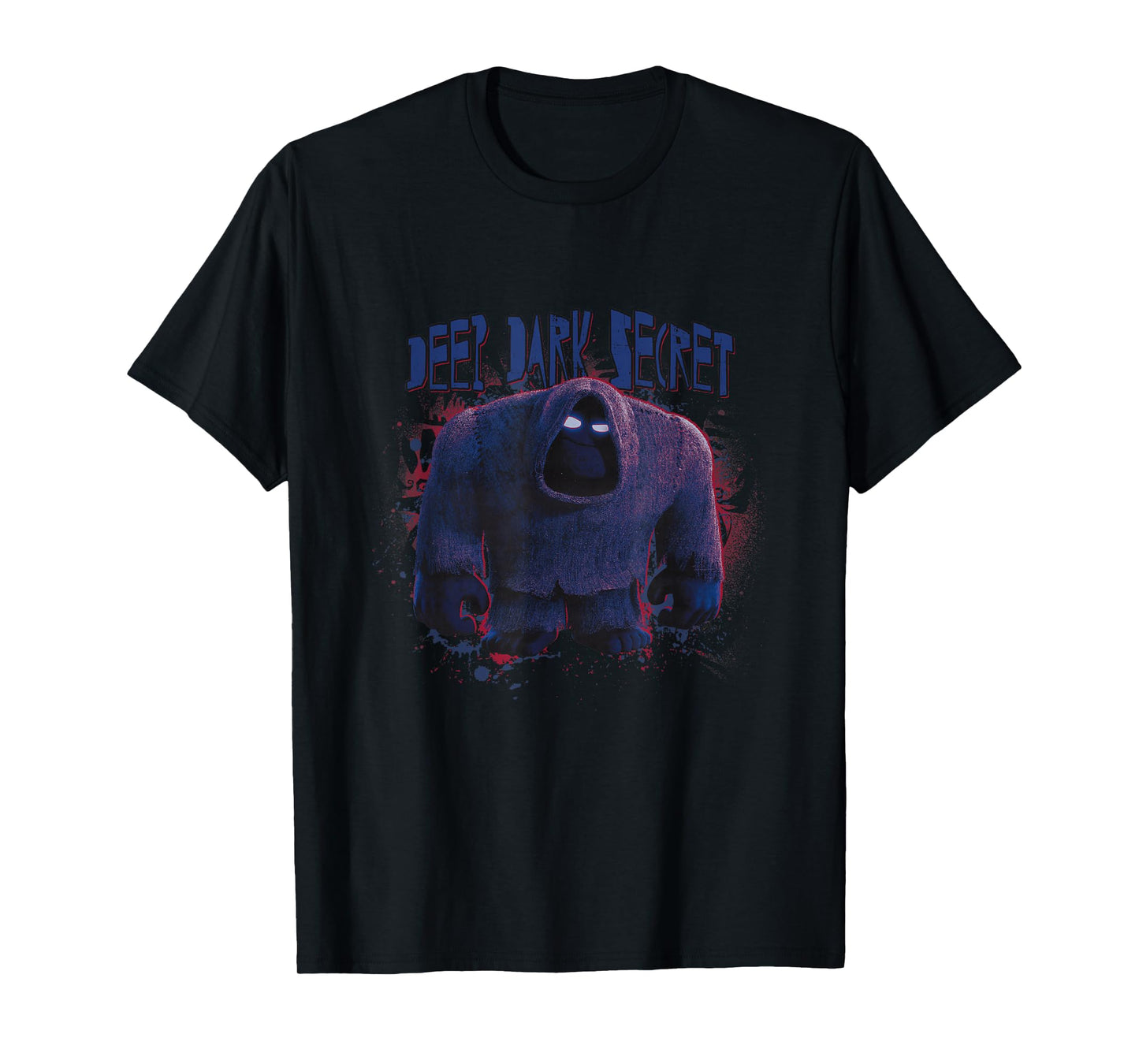 Disney Pixar Inside Out 2 Deep Dark Secret Splash Paint Logo T-Shirt